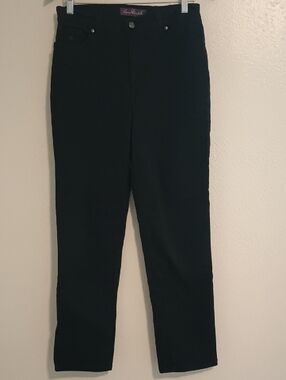 Gloria Vanderbilt Black High-Rise Straight Leg Jeans